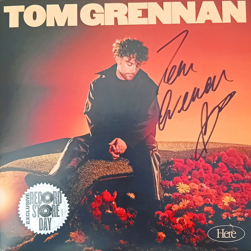 Tom Grennan signed Here vinyl, 2023 Record Store Day release