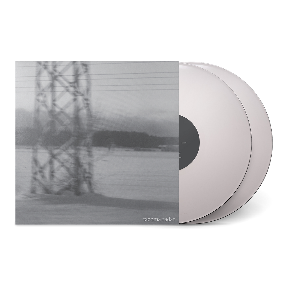 Thumbnail: John Maus - Later Than You Think (Ice Blue Vinyl LP 2025, Limited Edition). White vinyl album.