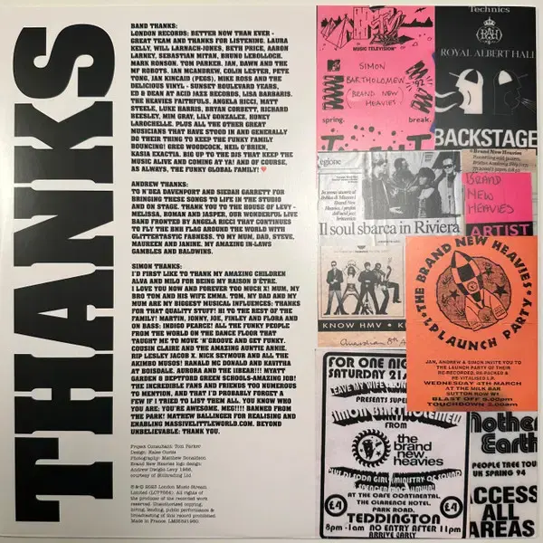 Thumbnail: The Brand New Heavies - Never Stop.. The Best Of (2× Vinyl LP 2023, Compilation)