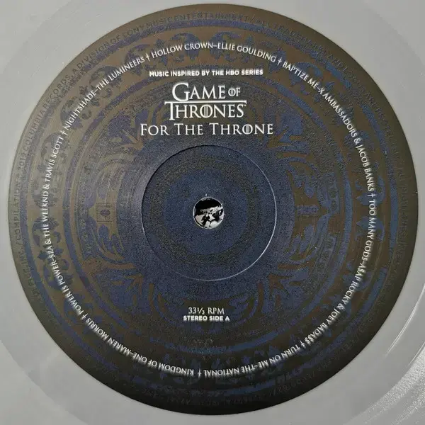Thumbnail: For The Throne - Inspired By Game Of Thrones (Grey Vinyl LP 2019, Compilation)