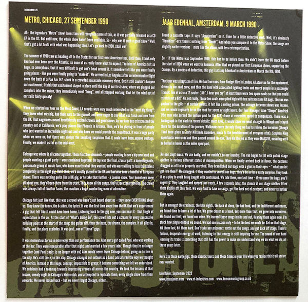 Thumbnail: Jesus Jones - Live in Chicago 1990 (2× White Vinyl LP 2023, Record Store Day)