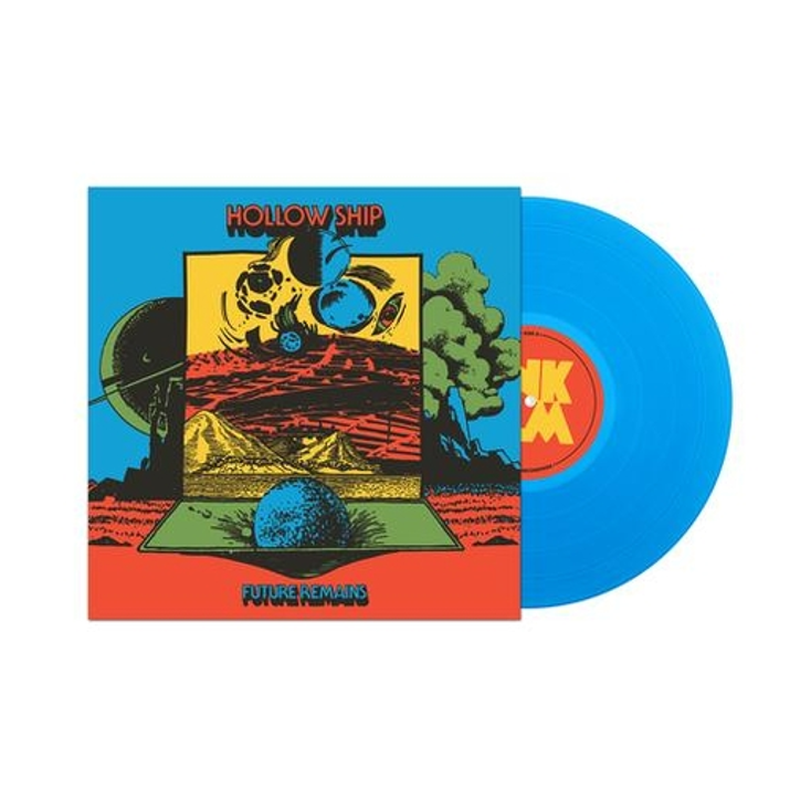 Thumbnail: Hollow Ship's Future Remains album cover art, The One Collection, and a blue vinyl record.