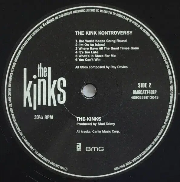 Thumbnail: The Kinks - The Kink Kontroversy (Vinyl LP 2022, Reissue, Mono BMGCAT743)