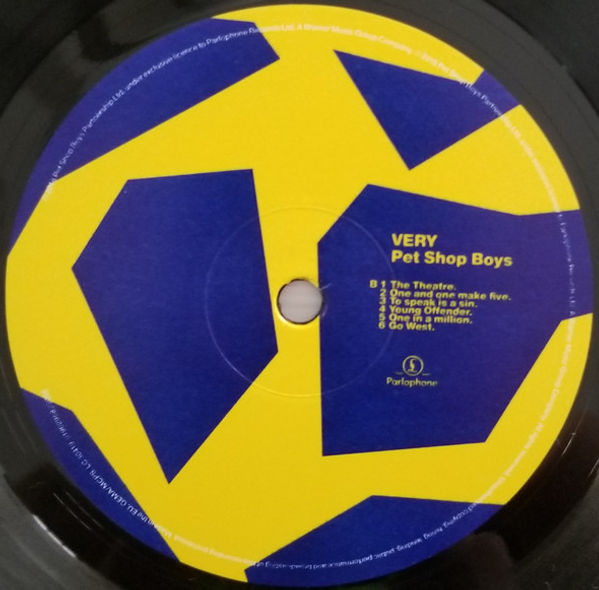Thumbnail: Pet Shop Boys - Very (Vinyl LP 2018, Remastered, Reissue, 190295823)