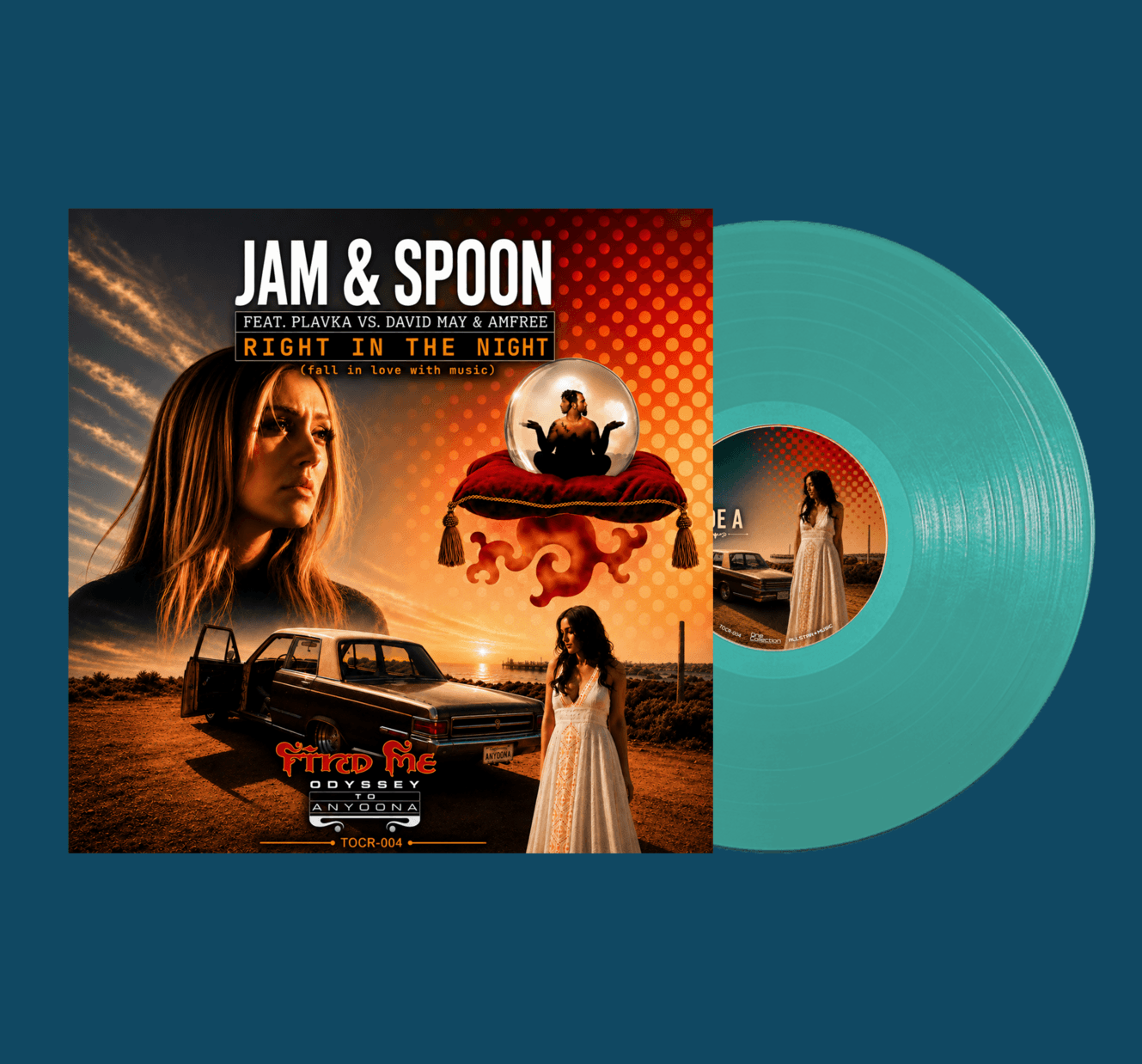 Jam & Spoon - Right in the Night / Find Me (Green Vinyl 12" 2026, Ltd Ed)