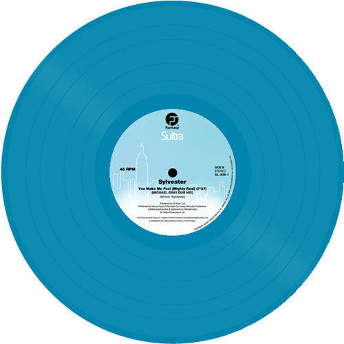 Sylvester - You Make Me Feel (Mighty Real) blue clear vinyl
