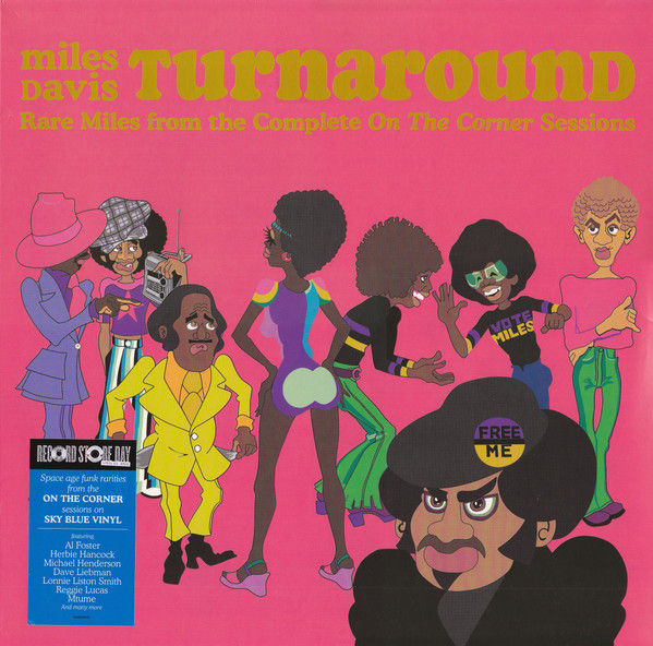 Turnaround album cover: Colorful cartoon characters dance.  The One Collection