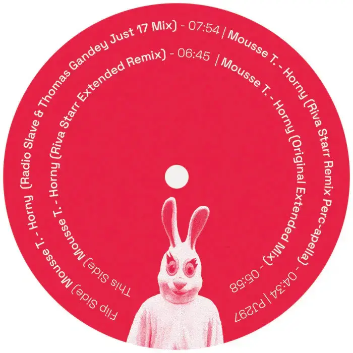 Thumbnail: Neon pink vinyl LP label for Shania Twain - Queen Of Me.