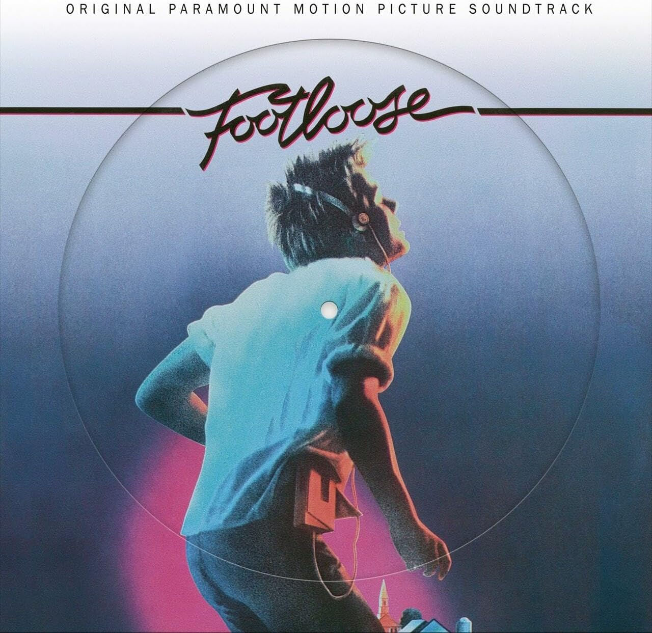 Footloose Paramount Motion Picture Soundtrack album cover art The One Collection.