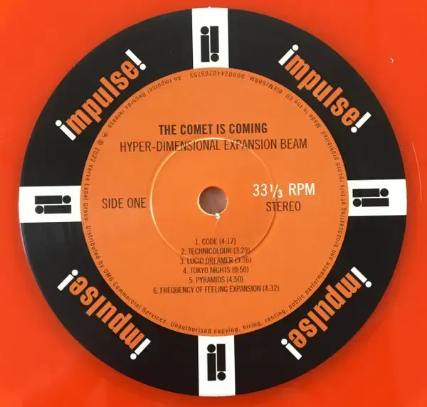 Thumbnail: The Comet Is Coming - Hyper-Dimensional Expansion (Orange Vinyl LP 2022, Ltd Ed)
