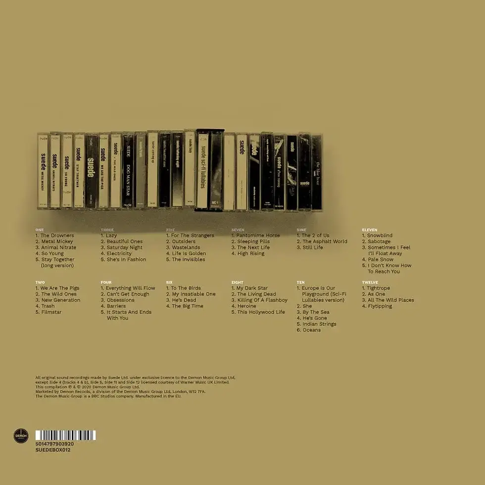 Thumbnail: Back cover of Steve Hillage Deeply Vale vinyl with tracklist