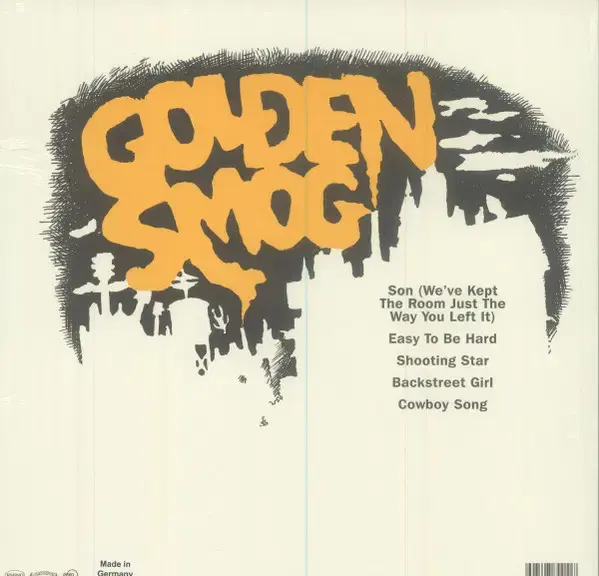 Thumbnail: Golden Smog album back cover with tracklist and logo.