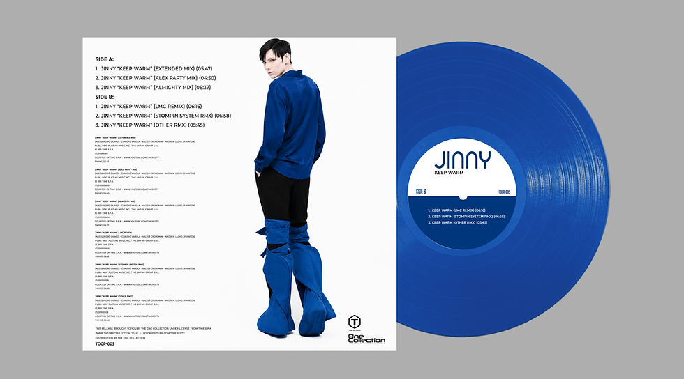 Jinny Keep Warm Limited Edition Blue Vinyl Reissue TOCR-005