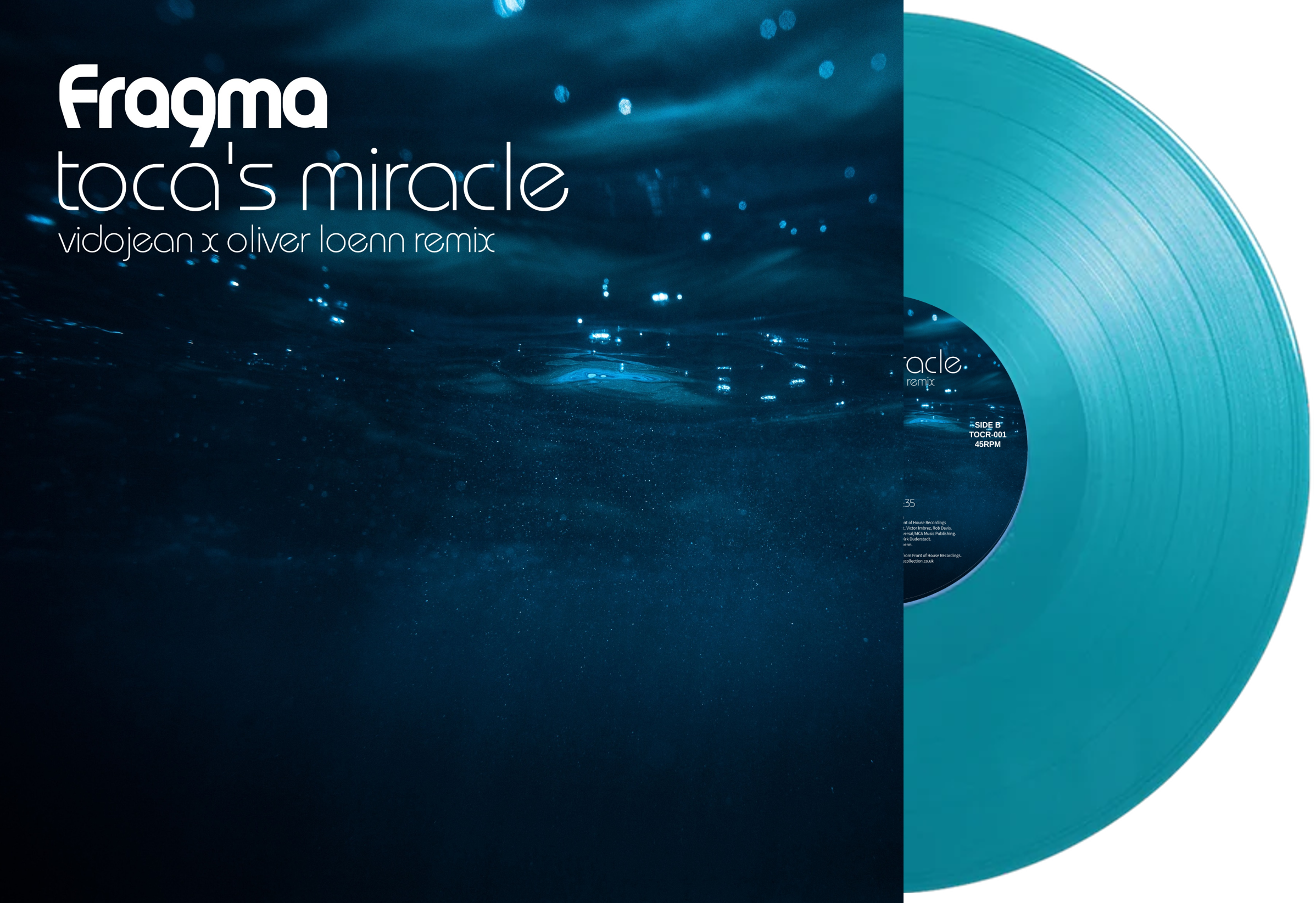 Fragma - Toca’s Miracle (Turquoise Vinyl 12" 2025, Limited Edition, 200 Copies)