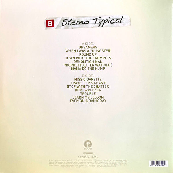 Rizzle Kicks - Stereo Typical