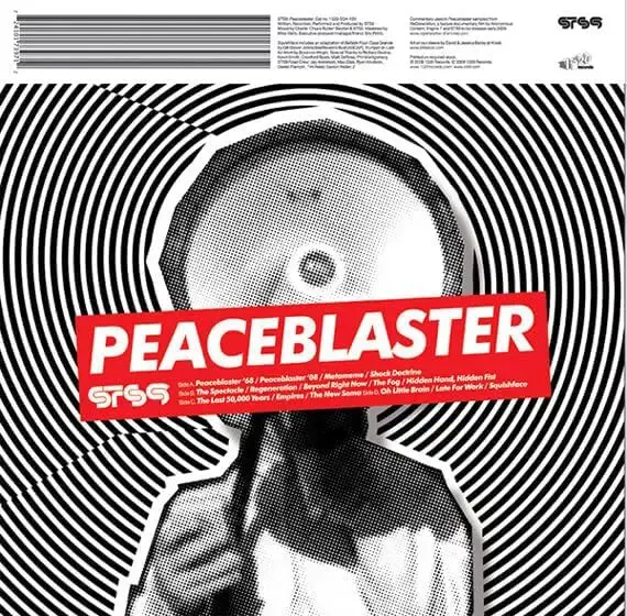 Thumbnail: STS9 Peaceblaster album cover with megaphone art