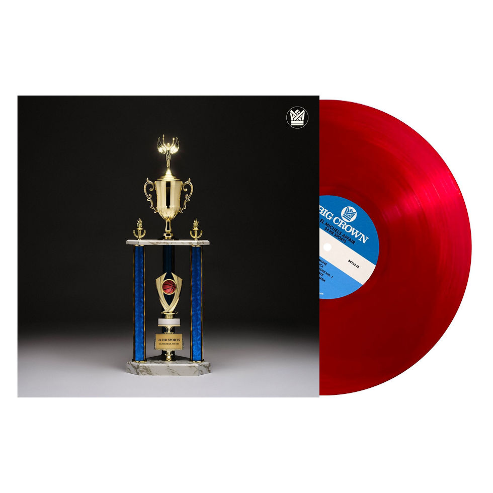 Thumbnail: Translucent red vinyl LP: El Michels Affair - 24Hr Sports (Limited Edition)
