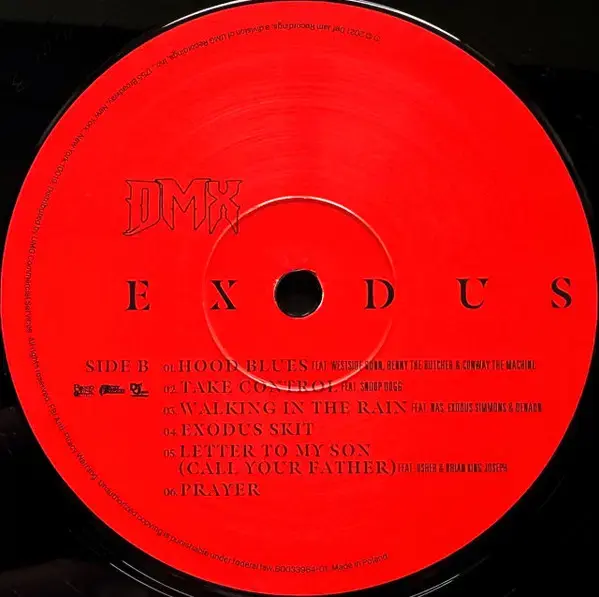 Thumbnail: DMX - Exodus (Vinyl LP 2021 , Def Jam Recordings B0033964-)