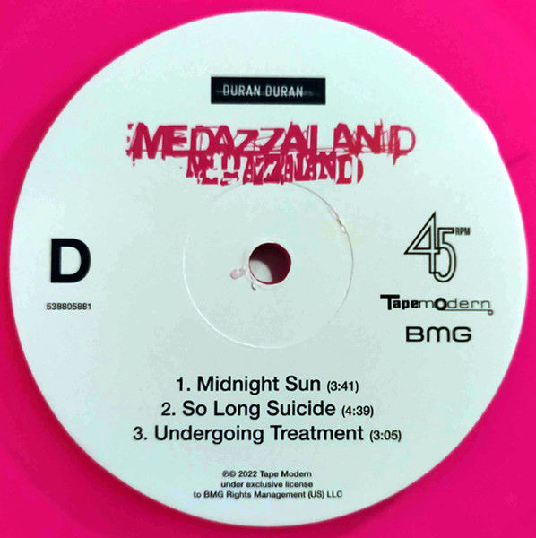 Thumbnail: MEDAZZALAND RE-REZZED 12" vinyl record, tracklist visible