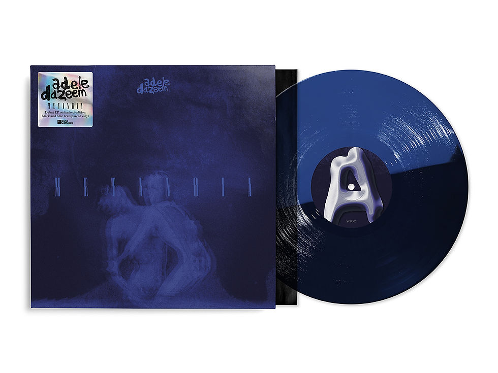 Thumbnail: Album cover and blue vinyl record EXTNDDNTWRK - Albus (2× Blue Vinyl LP 2025). The One Collection
