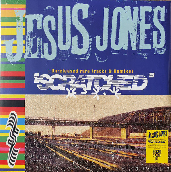 Jesus Jones album cover: "Scraped", showing highway overpass