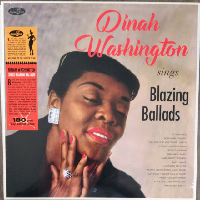 Dinah Washington's Blazing Ballads vinyl LP