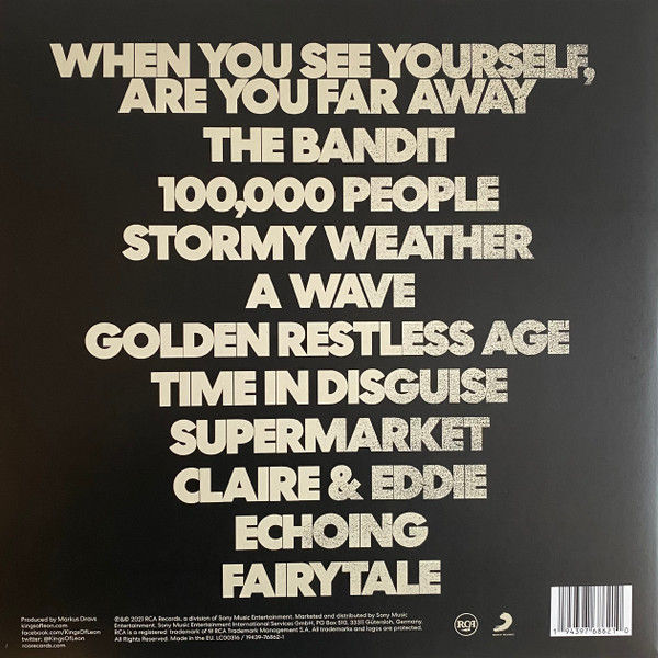 Album tracklist: When You See Yourself, Are You Far Away; The Bandit; 100,000 People; Stormy Weather; A Wave; Golden Restless Age; Time in Disguise; Supermarket; Claire & Eddie; Echoing; Fairytale