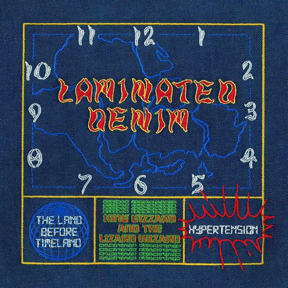 King Gizzard&The Lizard Wizard - Laminated Denim