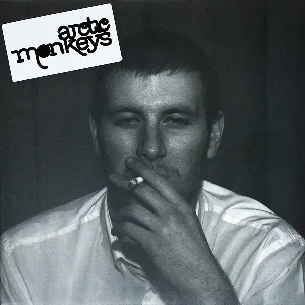 Arctic Monkeys album cover featuring a man smoking