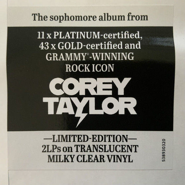Thumbnail: Corey Taylor  - CMF2 (2× Milky Clear Vinyl LP 2023, Limited Edition 538930240)