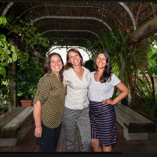Karen, Laura, Yaritza @ APGA conference 2019 - Photo courtesy of American Public Gardens Assoc.