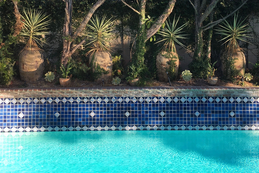 Tucker's riff off of an Italian scene in his Southern Californian garden. Photo by Tucker Fitzpatrick, all rights reserved.