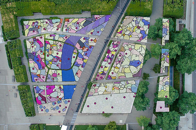 LURIE PLAN - photo courtesy of LURIE GARDEN WEBSITE, all rights reserved.