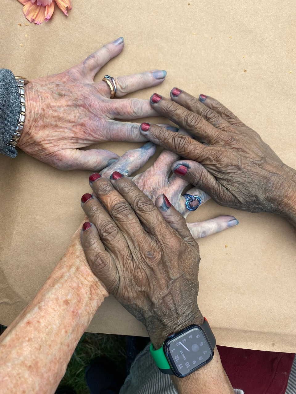 Indigo love hands
