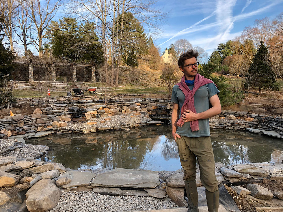 Chris, tongue in cheek....see below for the true nature of his gardener hands, which he has had since childhood.