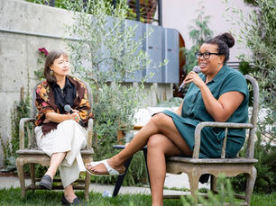 PORTRAIT  OF A BLACK WOMAN IN HER GARDEN: LESLIE BENNETT, PINE HOUSE EDIBLE GARDENS & BLACK SANCTUARY GARDENS