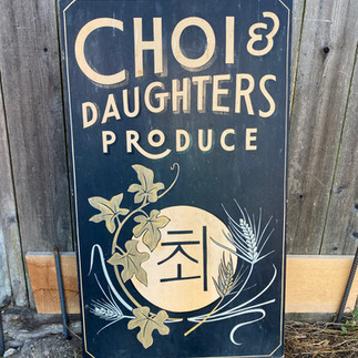Choi & Daughters, the name of Kristyn's first fresh Asian produce farm.