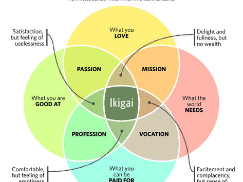Ikigai: "A reason for being"