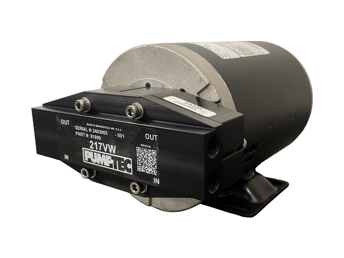 Pumptec 217VW High Flow Pump and Motor