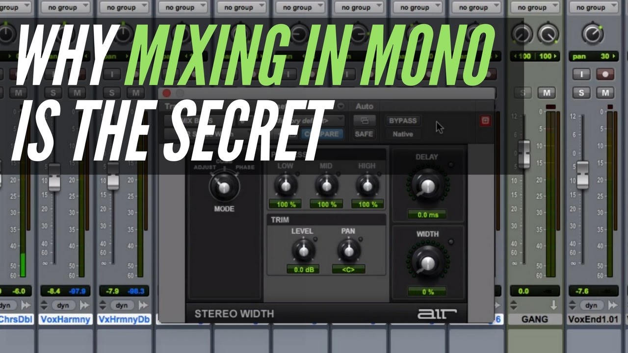 The Pros and Cons of Mixing In Mono