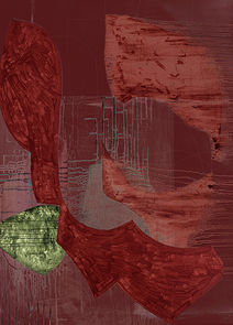 abstract but elusive and evocative of subject matter painting abstract but elusive and evocative of subject matter digital/traditional painting hybrid, pigment print