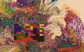 abstract but elusive and evocative of subject matter digital painting, original pigment print