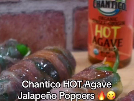 Chantico HOT Agave Jalapeño Poppers