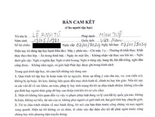 30 Thư Cam Kết Của 30 Sư Đầu Đà