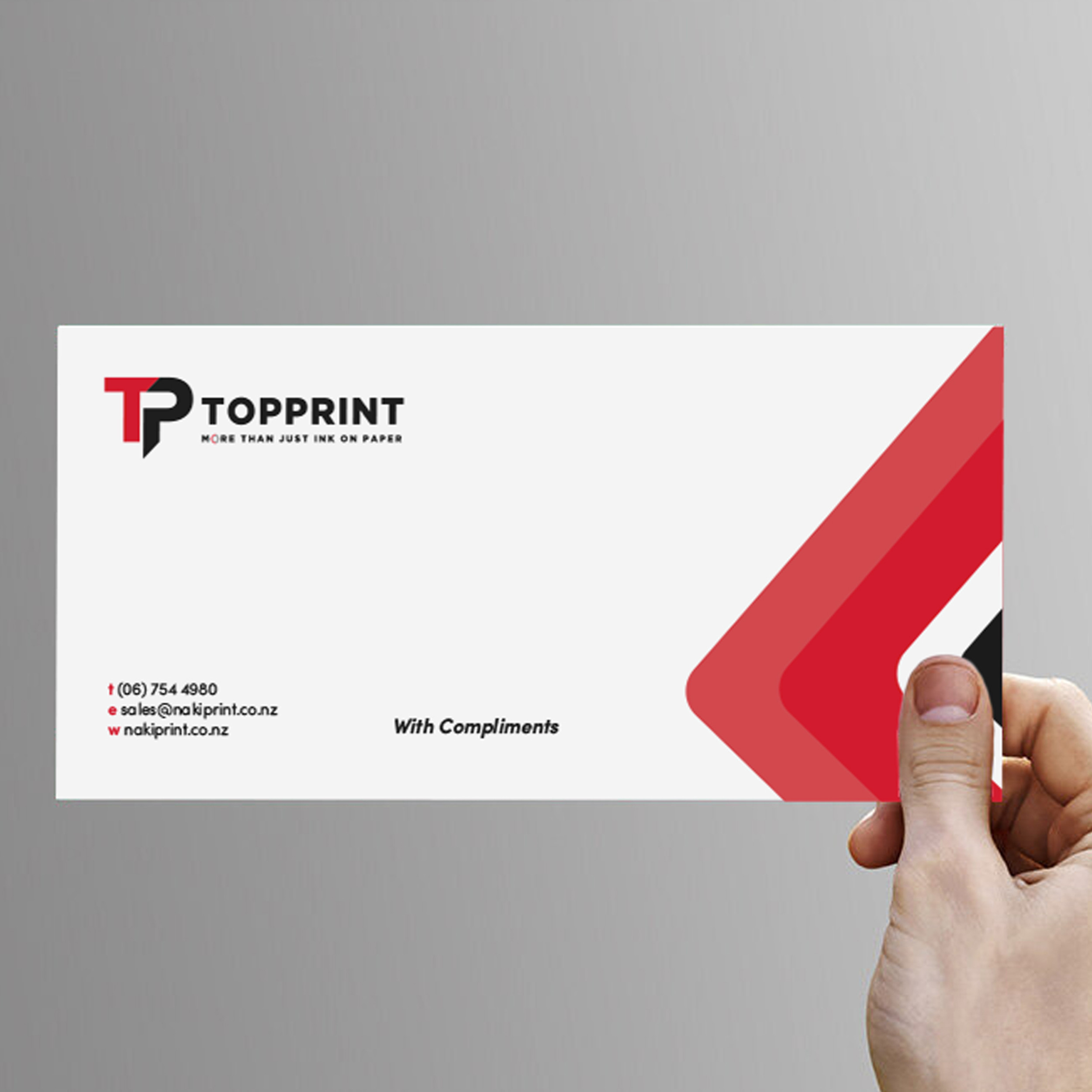 Compliment Slips Top Print Taranaki