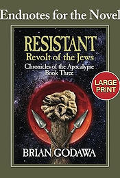 Endnotes for the Novel Resistant - Revolt of the Jews - LARGE PRINT (Chronicles of the Apo
