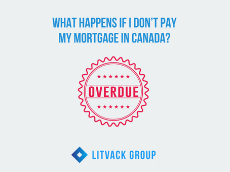 What happens if I don't pay my mortgage in Canada?