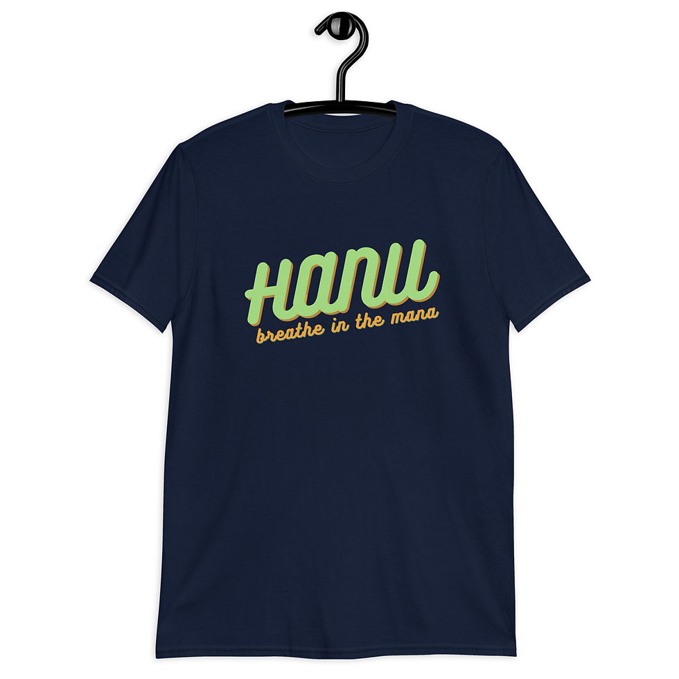 Thumbnail: Hanu | Green & Orange | Short-Sleeve Unisex T-Shirt