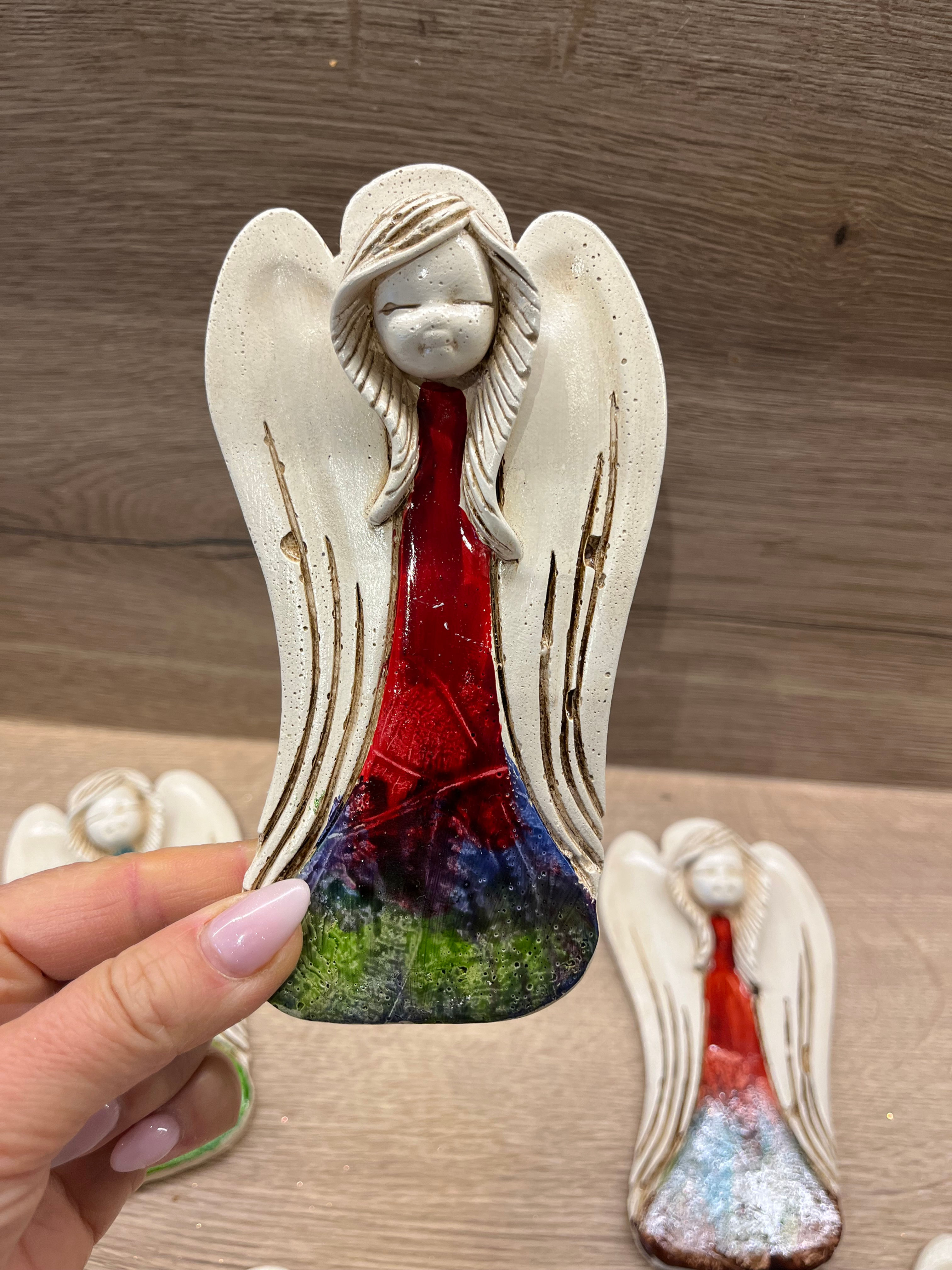 Anioł Lioli- Rękodzieło- ręcznie malowane