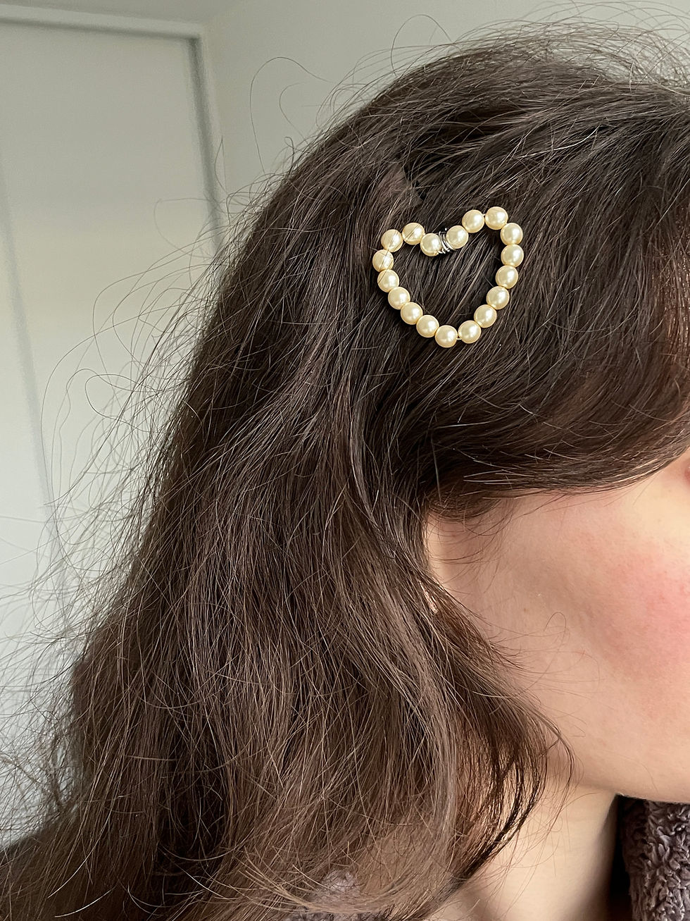 Miniature : Barrette Perlée